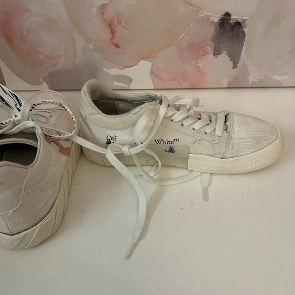 OFF-WHITE Low Vulcanized Eco Canvas White pink - Picture 5 of 8
